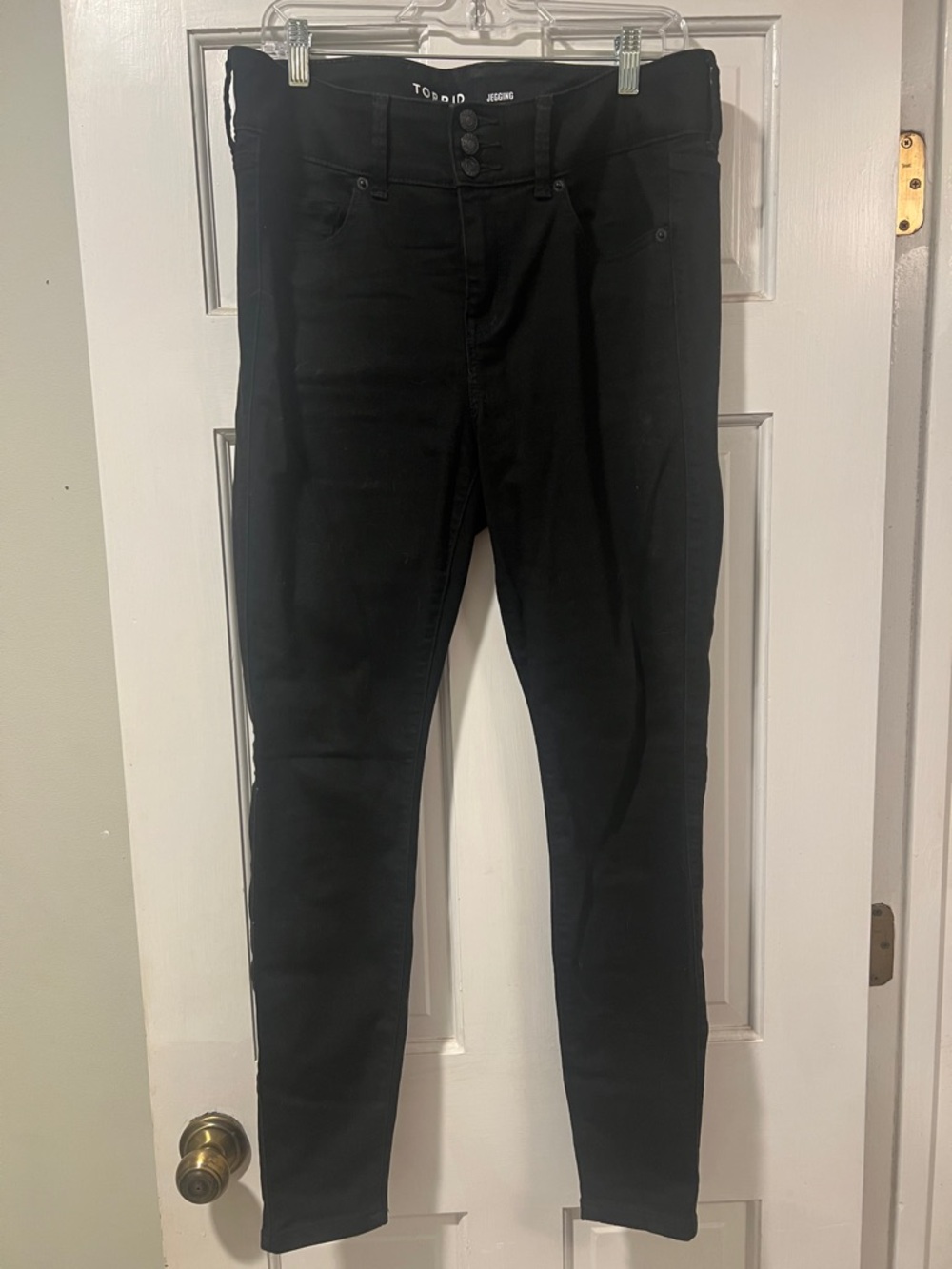 torrid Black High-Rise Skinny Jeans